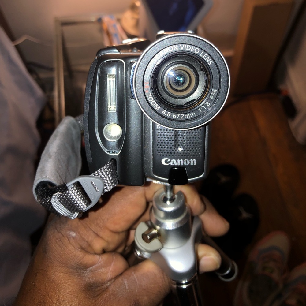The Canon Optura 40 with 3 batteries and charger and tripod!!!